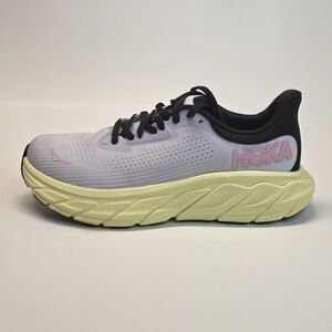 New  Hoka One One Arahi 7 Sneakers Running Shoes Purple-Yellow Women's 9.5D